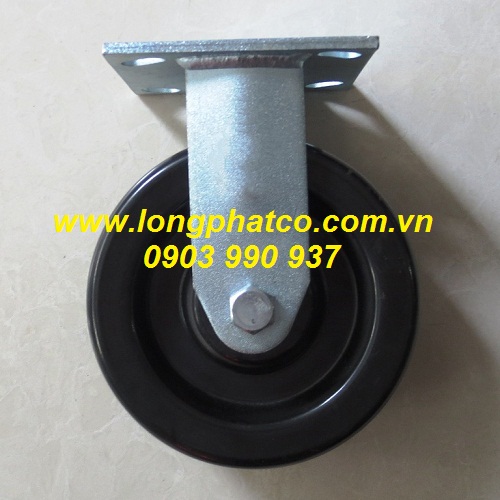 Bánh xe Phenilic chịu nhiệt càng thép LP Caster